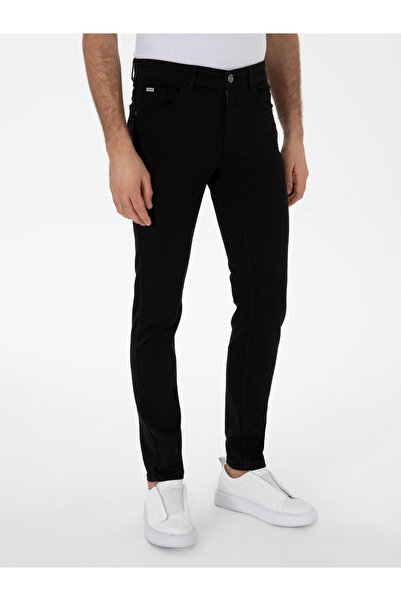 Cacharel Siyah Slim Fit Pamuk Karışımlı Jean Pantolon 50304088-VR046