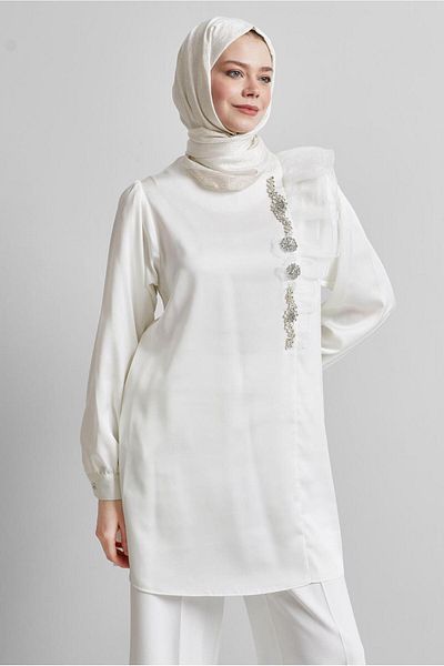Alvina Ruffle Detail Tunic 44714