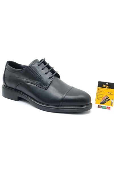 KOCAMANLAR Forex 2468-3 Dr.Tavsiyeli Hakiki Deri Erkek Klasik Ayakkabı SİYAH