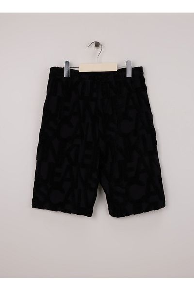 Calvin Klein Calvin Klein Elastic Waist Regular Fit Černé pánské dětské šortky IB0IB02426BEH