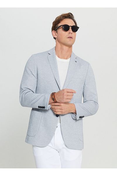 ALTINYILDIZ CLASSICS Altınyıldız Classics Slim Fit Indigo Ανδρικό μπουφάν ACE 004252054 _ΕΝΔ