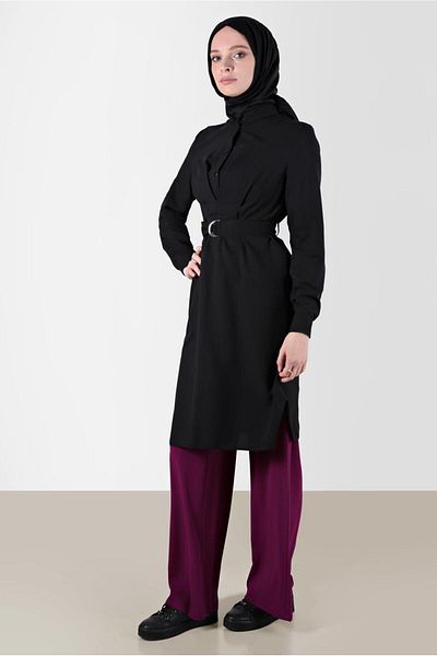 Alvina Tunic with Buttons and Belt 41752