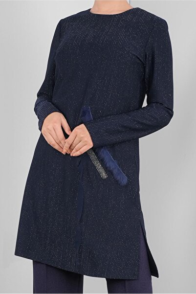 Alvina SİMLİ TAŞLI TÜYLÜ TUNİK 41310