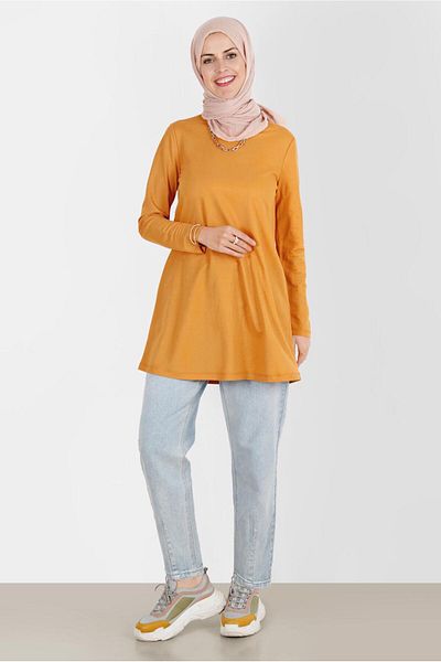 Alvina 42895 Model Basic Viscose Tunic