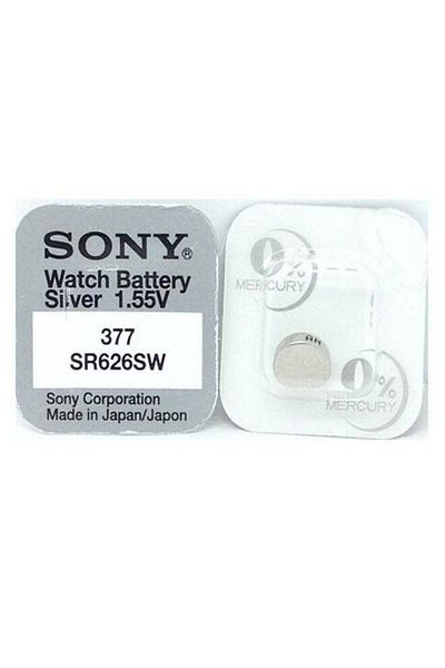 Sony قطعة واحدة - بطارية سوني 377 SR626SW 1.55 فولت