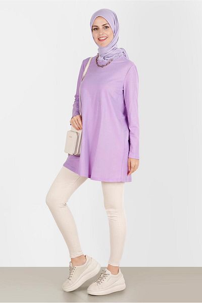 Alvina 42895 Model Basic Viscose Tunic