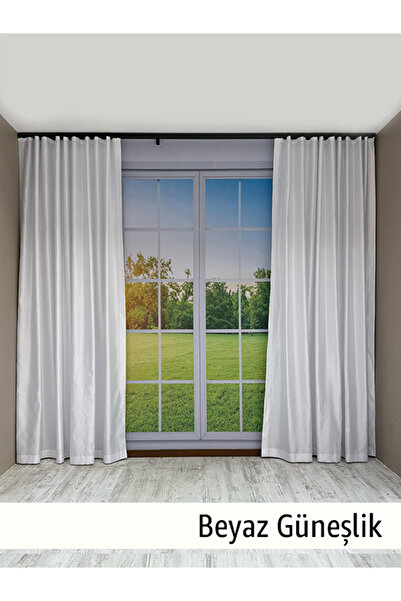 mep mekanik Donatti Λευκό Σατέν Αντηλιακό Καπάκι Επίπεδη Ραφή