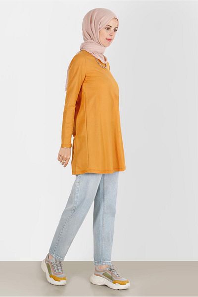 Alvina 42895 Model Basic Viscose Tunic