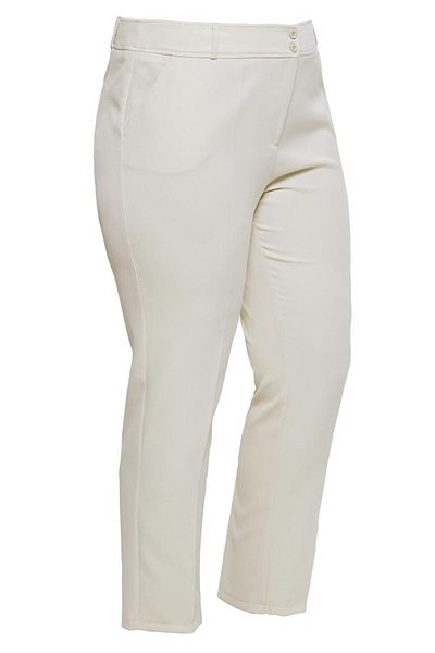 Alvina Large Size Skinny Leg Trousers 70717