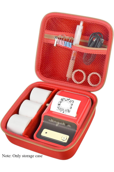 Choice 1-5 خلايا حمراء (العلبة فقط) علبة متوافقة مع طابعة الملصقات الحرارية اللاسلكية NIIMBOT B21