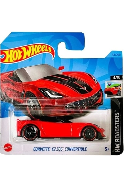 HOT WHEELS Tekli Arabalar Corvette C7 Z06 Convertible Hkh41