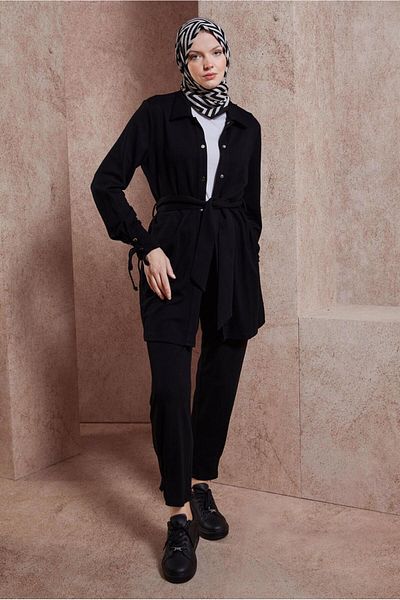 Alvina Set cu centură și pantaloni 44499