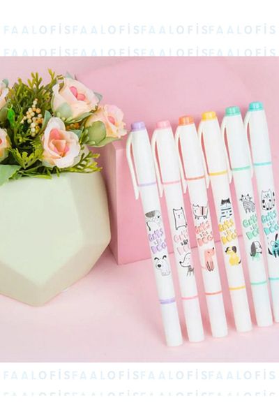 Art Tone Highlighter H2296-6 6 Colors