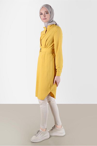 Alvina Tunic with Buttons and Belt 41752