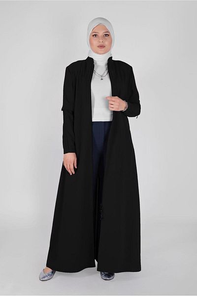 Alvina Κεντημένο με χάντρες Judge Collar Coat - 10368