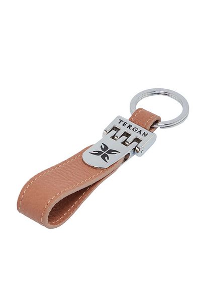 Tergan Powder Genuine Leather Unisex Keychain - S1An00000247-I0U