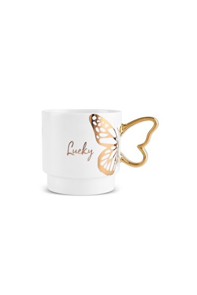 Karaca 340 ml Butterfly Lucky Mug