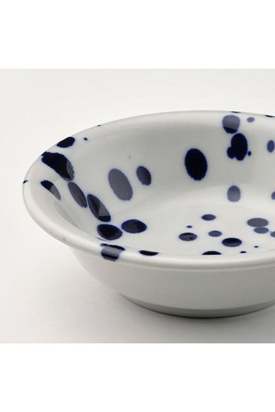 IKEA SILVERSIDA Bowl (Patterned/Blue, 11 cm) – Stylish & Functional Dining Essential
