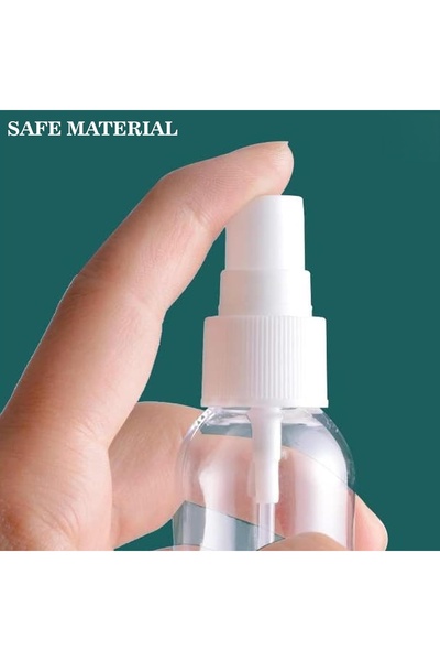 COOYA 4 زجاجات بخاخ قابلة لإعادة التعبئة، مستلزمات السفر، للتنظيف، والنباتات (100 مل)