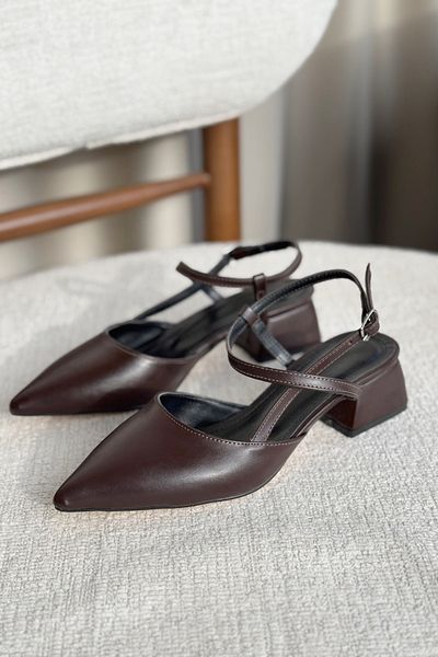 GOFFSHOES Дамски обувки на нисък ток Franco - Кафяви