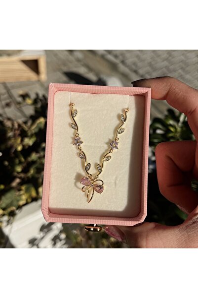 Vintagezegeni Tulip Gardenia Kurdale Kolye