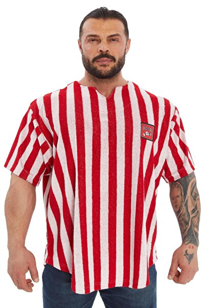 BGSM Tricou tip prosop oversize pentru bărbați Rag Top