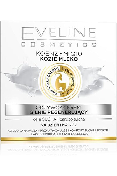 Eveline Cosmetics كريم إيفلين كونزيم Q10 وحليب الماعز المغذي والمجدّد بشكل مك...