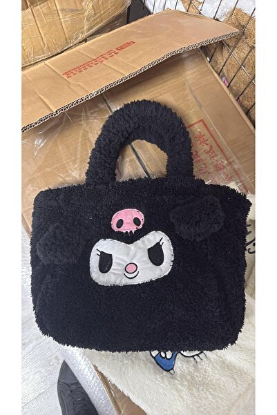 Genel Markalar Kuromi Mor Peluş Çanta fermuarlı