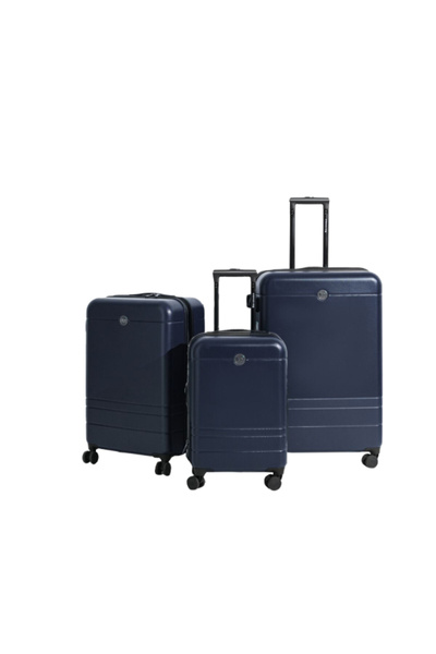 Mezoe Bon Voyage Zipper Closure Telescopic Handle Luggage Set