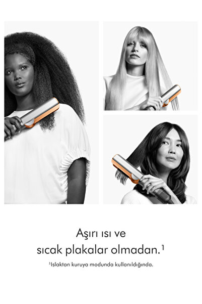 DYSON Airstrait™ saç düzleştirici (Jasper Plum)