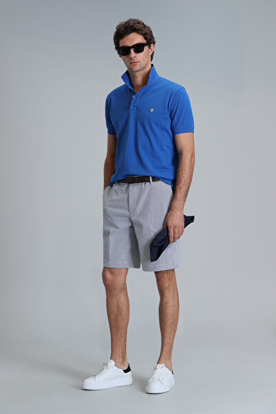 Lufian Minimalist Polo Yaka Kısa Kol Erkek T-Shirt - Günlük Şıklık