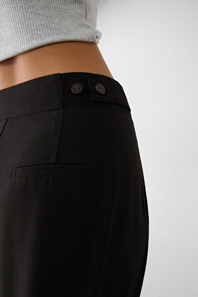 Stradivarius Ekstra geniş paça ayarlanabilir pantolon