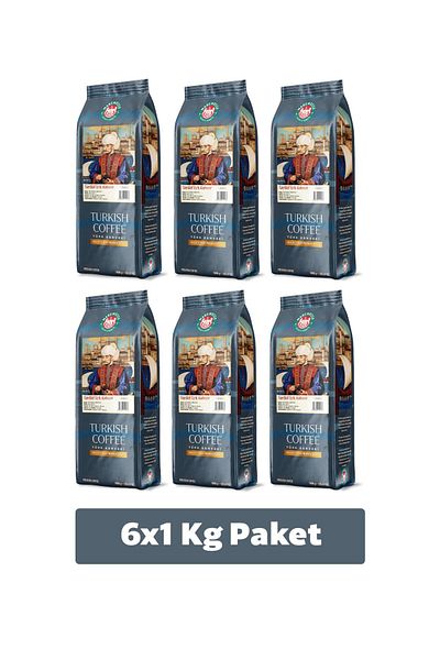 Mare Mosso Caffe ê Vendite Ground Turkish Coffee 6X1 Kg.