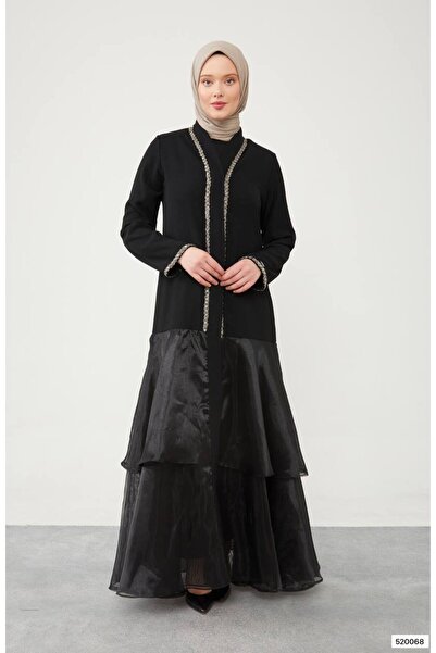 Levidor VOLANLI SİYAH FERACE