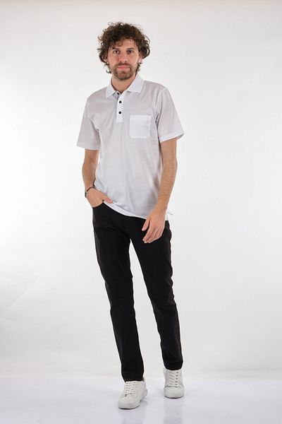 Nehir Ανδρικό μπλουζάκι Polo Neck Green