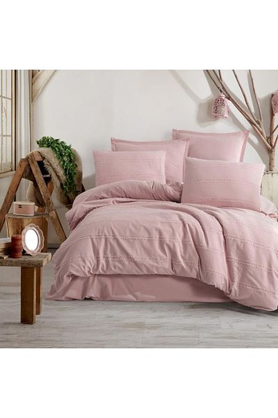Clasy Lenjerie de pat jacquard ranforce, Clasy Home, Avola V4 Roz