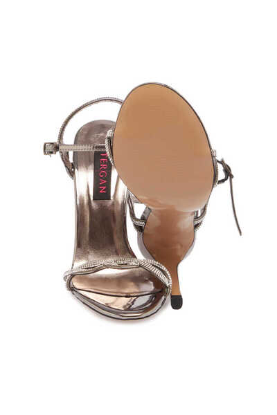 Tergan Platin Vegan Kadın Abiye Ayakkabı - K24Y1AY67224-O58