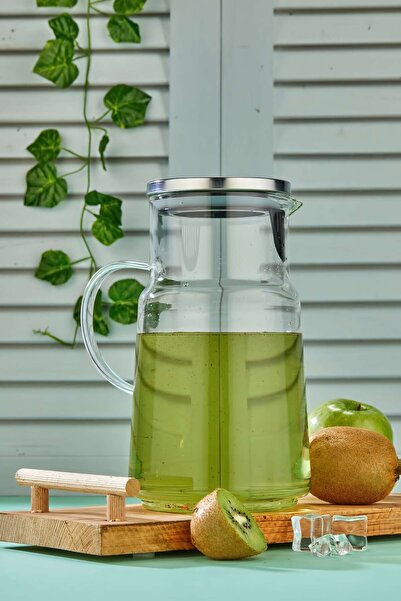 Cooker 2 Litre Gümüş Kapaklı Borosilikat Cam Sürahi - Şık ve Sağlıklı Tasarım