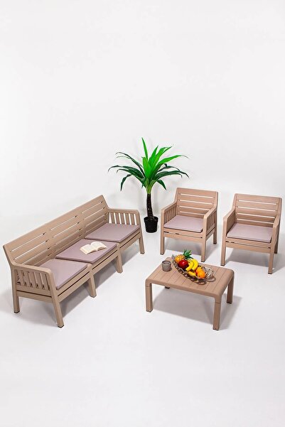 Modalife Silva 3-1-1-s Minderli Bahçe Takımı Balkon, Bahçe, Teras Mobilyası, ...