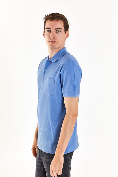 U.S. Polo Assn. Ανδρικό μινιμαλιστικό μπλουζάκι με κοντό μανίκι με γιακά πόλο