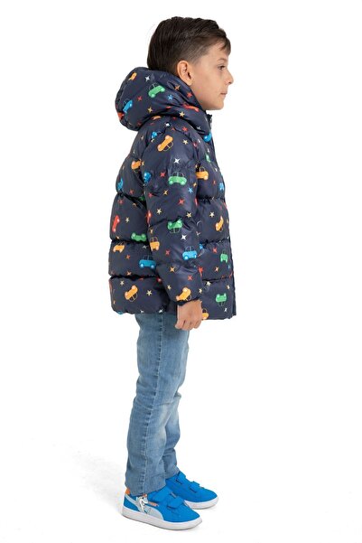 Outriverkids Чоловіча спортивна куртка - з підкладкою з флісу, капюшоном і зірковим принтом