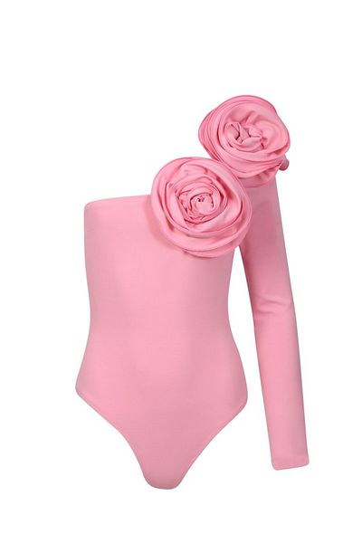 La Sarta Body roz cu detaliu Elba Rose