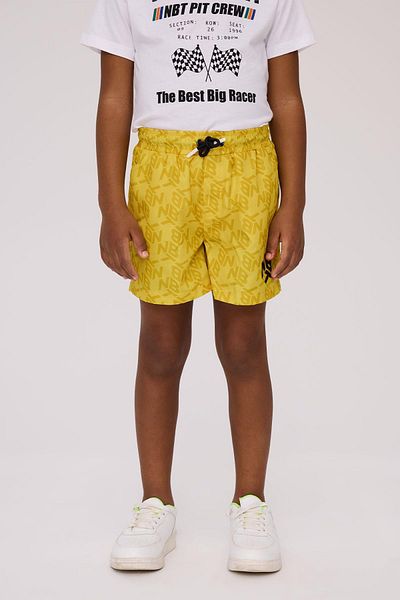 Nebbati Boys' Yellow Shorts