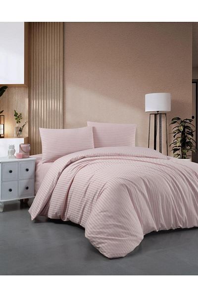 Home Still LENJERIE DAMASC POLICOTONE ROZ 2 PERSOANE