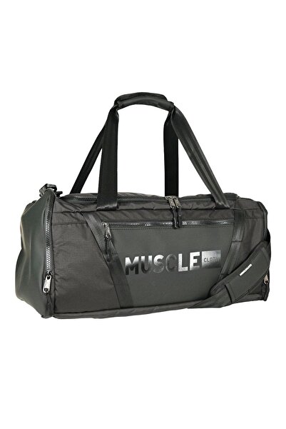 MUSCLECLOTH Glory Silindir Çanta Siyah 40 L