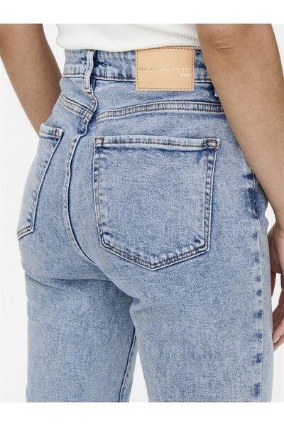 ONLY Standard Fit Narrow Leg High Waist Light Blue Women's Trousers15248715