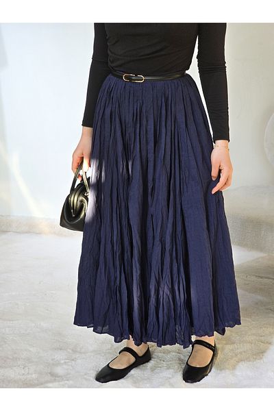 NANTİREA Crinkle Crinkle Crush Skirt