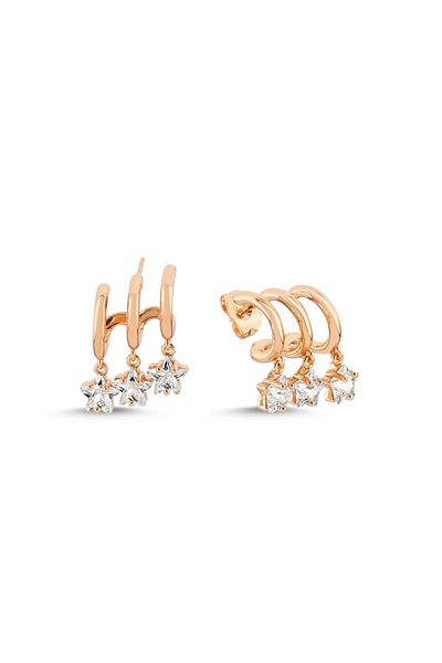 CHARMLUCKY Special Series Star 3-Piece Look Earrings