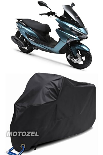 MotoZEL Rks Newlight 125 Pro Lock متوافق مع القماش المشمع الأسود للدراجات الن...