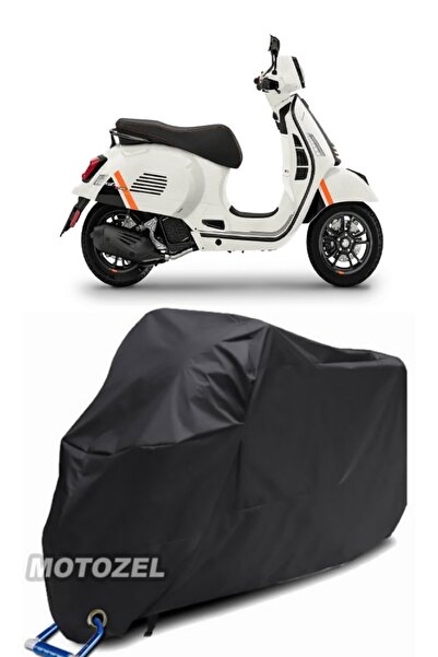 MotoZEL فيسبا GTS 300 سوبر لوك متوافق مع القماش المشمع الأسود للدراجات الناري...